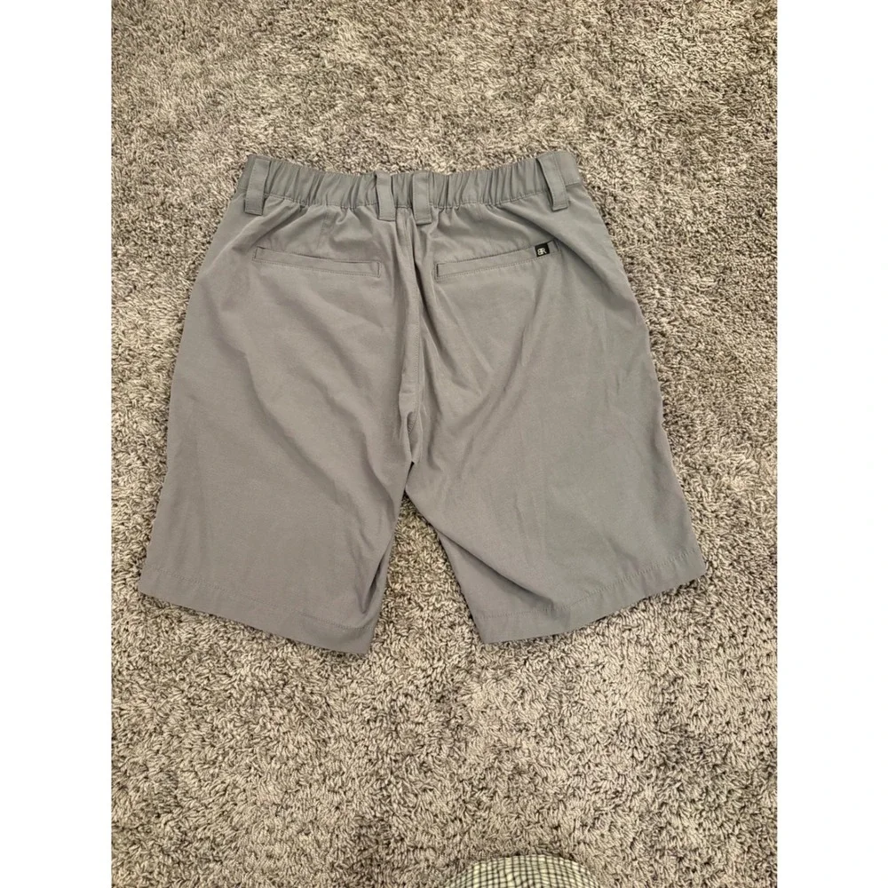 Banana Republic Mens Performance Shorts Gray Elastic Waist Active Golf Size 30